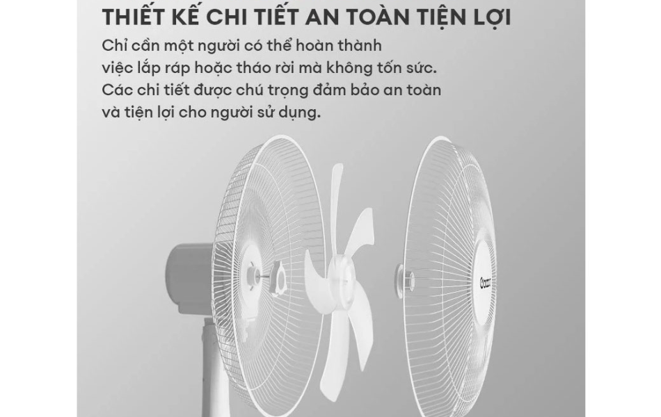 Quạt đứng Gaabor FM430M-WH05A