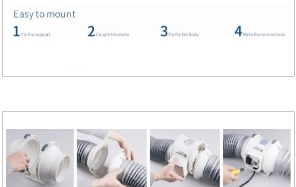  Quạt thông gió hỗn hợp Nanyoo DPT-125P