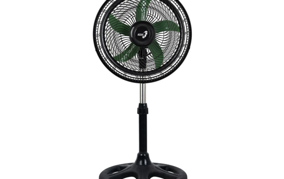 Quạt lửng ASIAVINA Turbo One VY618890 - 55W Đen Cánh Xanh
