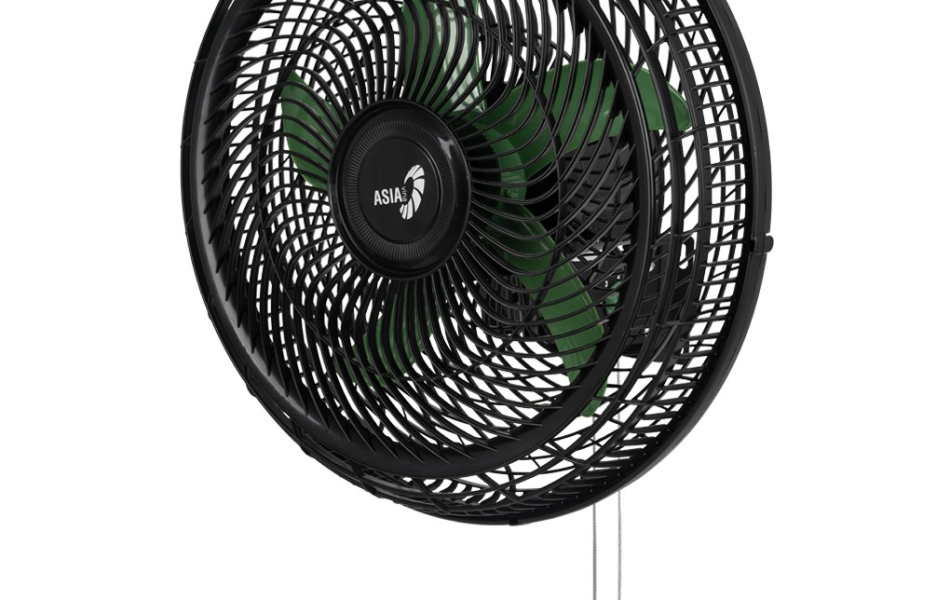 Quạt treo ASIAVIN VY617890 A Turbo One - 55W Đen Cánh Xanh