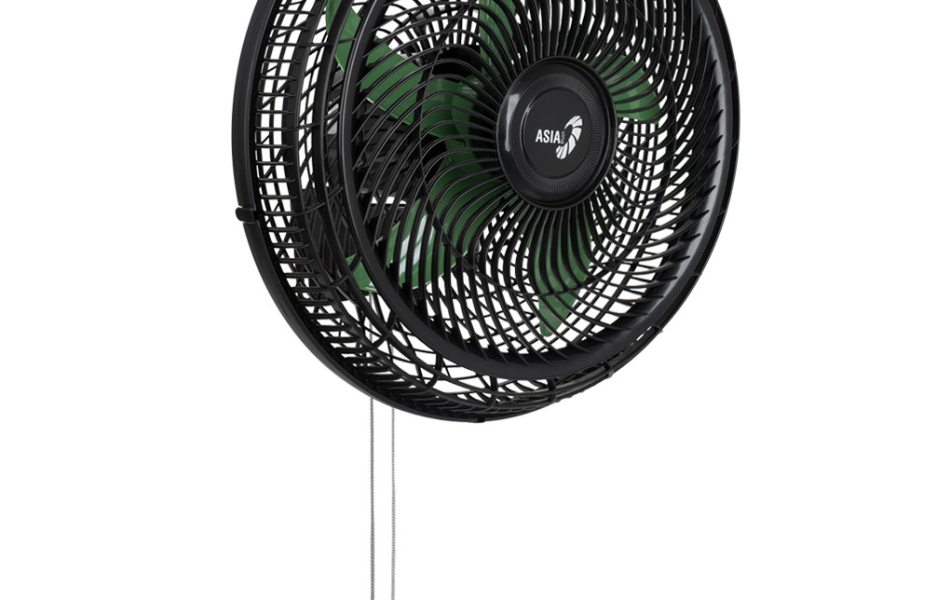 Quạt treo ASIAVIN VY617890 A Turbo One - 55W Đen Cánh Xanh