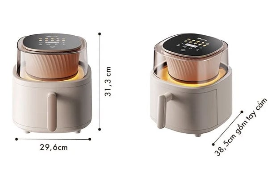 Nồi chiên không dầu Bear QZG-F15G1 (6 lít)
