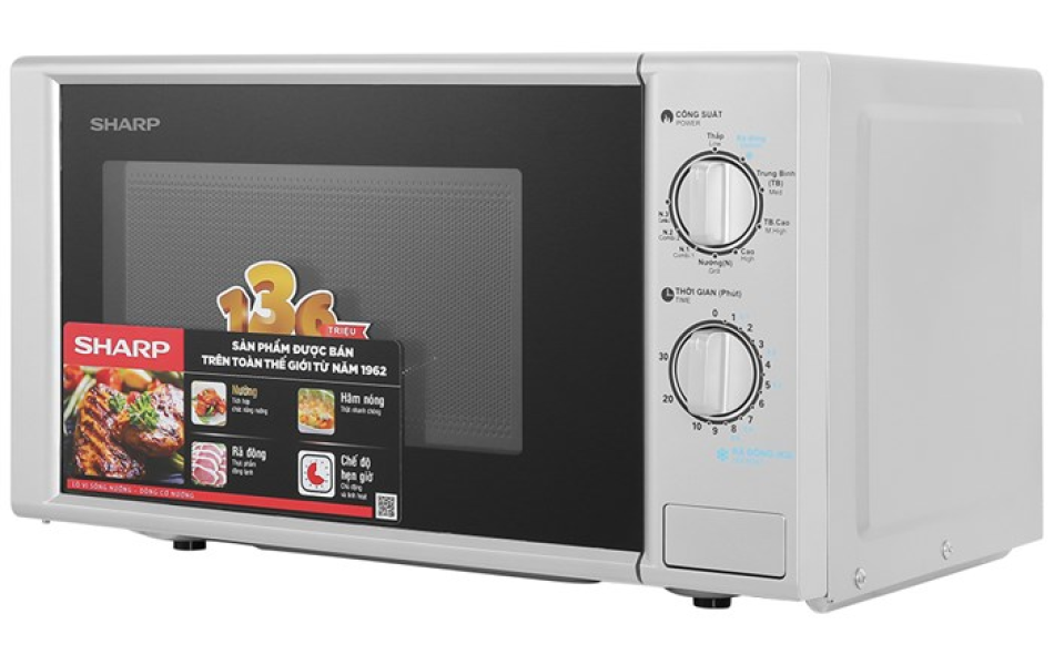 Lò vi sóng cơ có nướng Sharp R-G228VN-SL