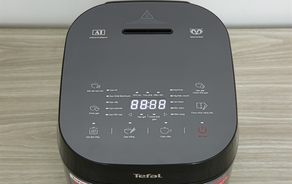 Nồi cơm điện tử Tefal Delirice Plus RK776968 1.8 lít