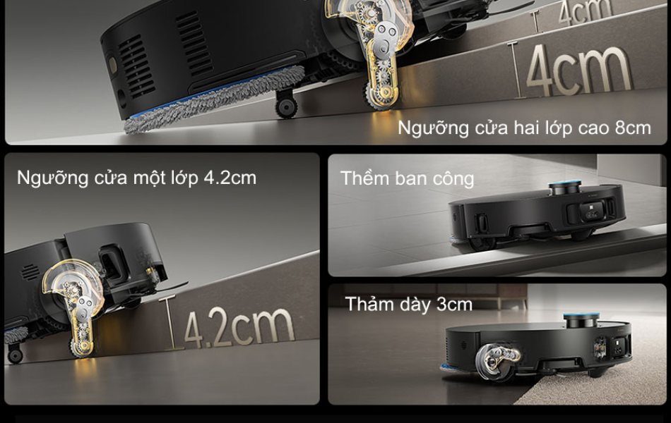 Robot hút bụi lau nhà Dreame Matrix 10 Ultra