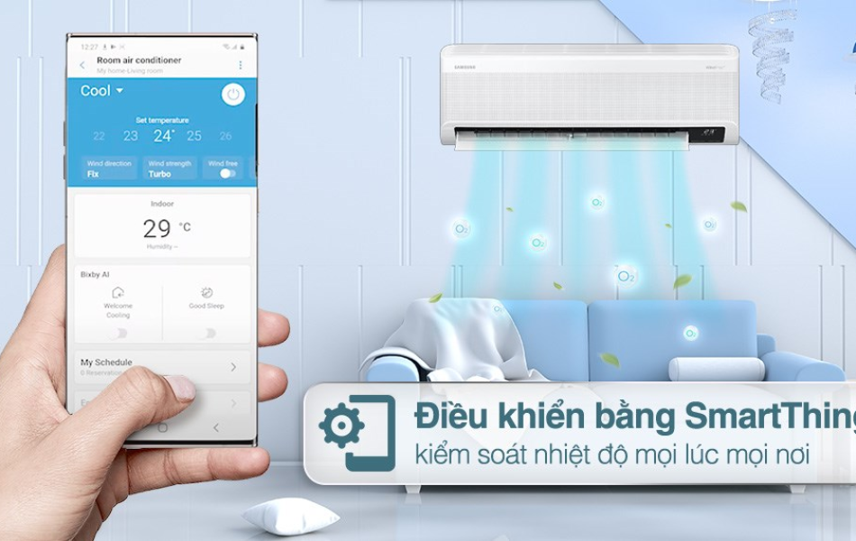 Máy lạnh Samsung Inverter 2,5HP AR24CYFCAWKXSV