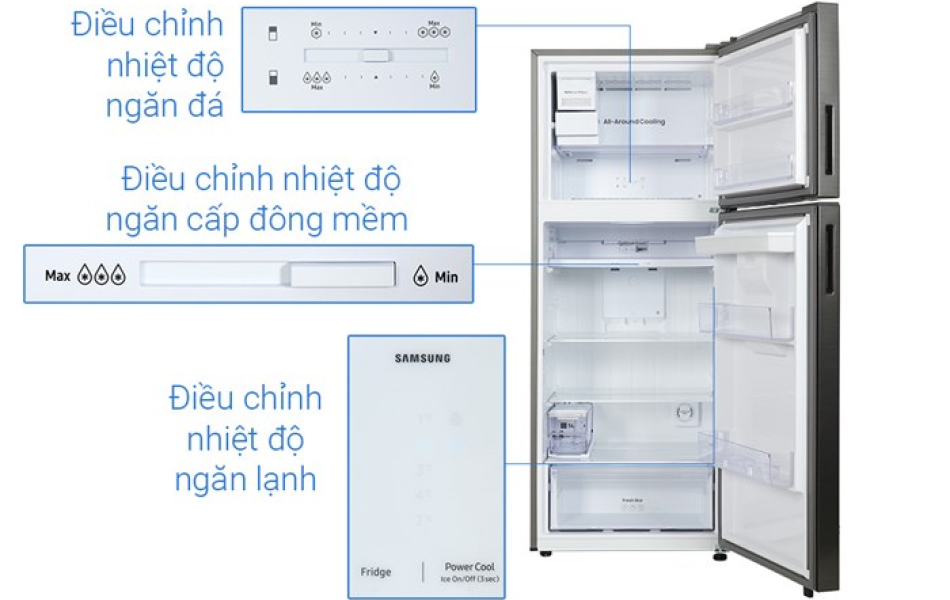 Tủ lạnh Samsung Inverter 406 lít RT42CG6584B1SV