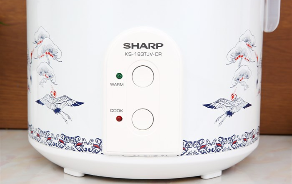 Nồi cơm điện nắp gài Sharp KS-183TJV-CH/CR