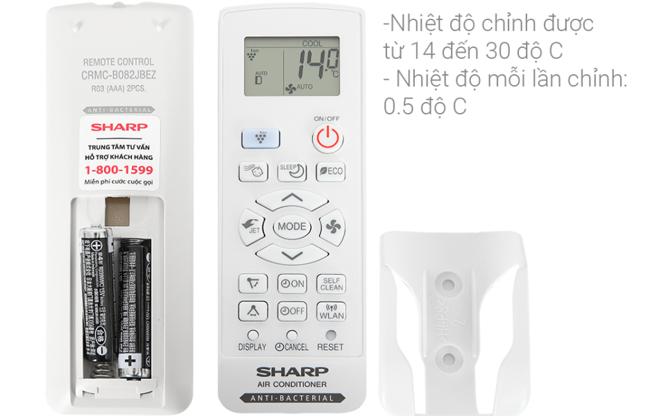 Máy lạnh Sharp Inverter 1HP AH-XP10BSW