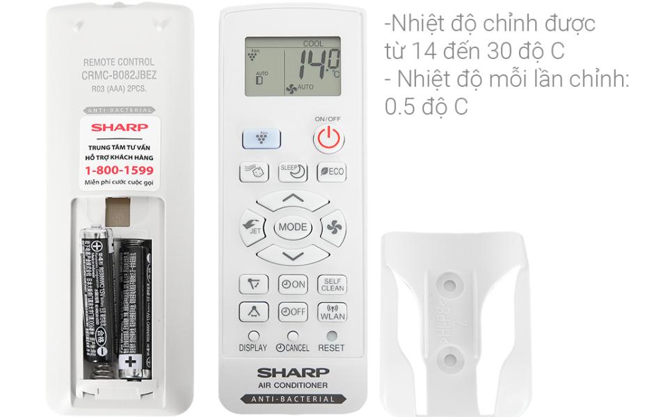 Máy lạnh Sharp Inverter 1.5HP AH-XP13BSW