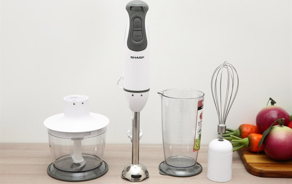 Máy xay cầm tay Sharp EM-H076SV-WH