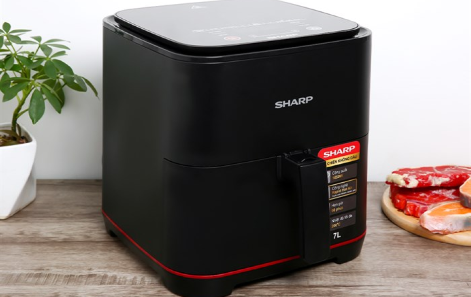 Nồi chiên không dầu Sharp KF-AF70EV-BK