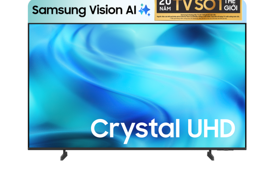 Smart Tivi Crystal UHD Samsung AI 4K 43inch UA43U8500H 2026
