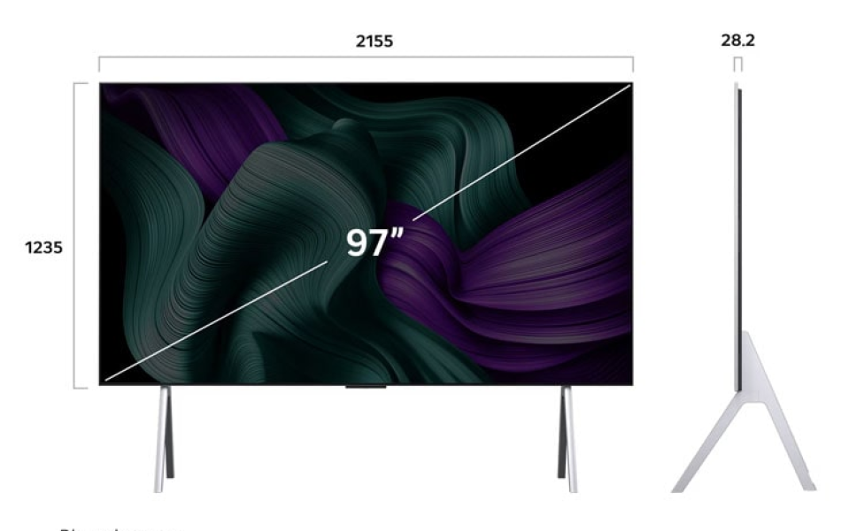 Smart TV LG AI Evo OLED 4K 97 inch OLED97M5PSA (Model 2025)