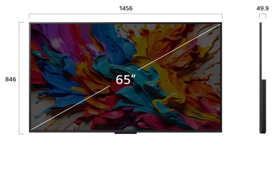 Smart Tivi LG AI MiniLed Evo QNED 4K 65 inch 65QNED9MASA (Model 2025)