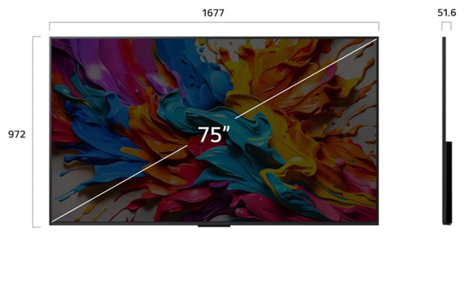 Smart Tivi LG AI MiniLed Evo QNED 4K 75 inch 75QNED9MASA (Model 2025)