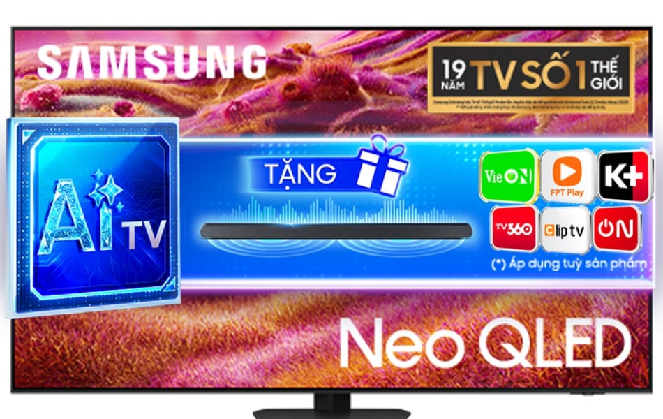 Smart Tivi Samsung Neo QLED Vision AI 4K 115 inch QA115QN90FAKXXV (Model 2025)