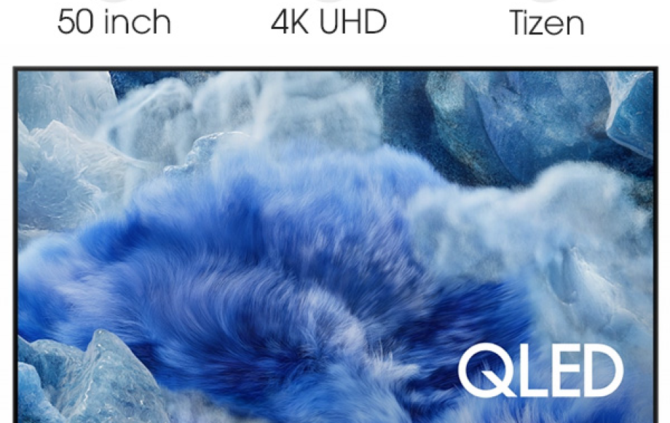 Smart TV QLED 4K Samsung 50 inch QA50Q8FAKXXV (Model 2025)