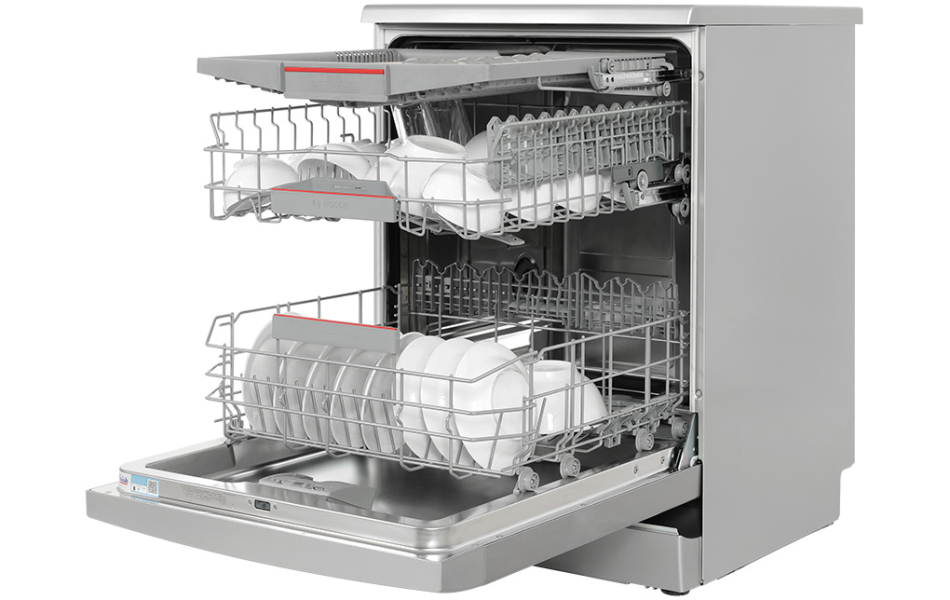 Máy rửa chén độc lập Bosch SMS4ECI26E - Seri 4 tự động hé cửa