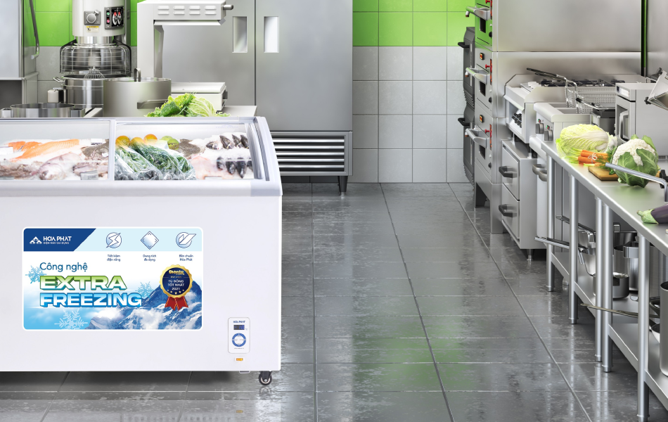 Tủ đông Hòa Phát cánh kính 357 lít HSF AD6357.C1