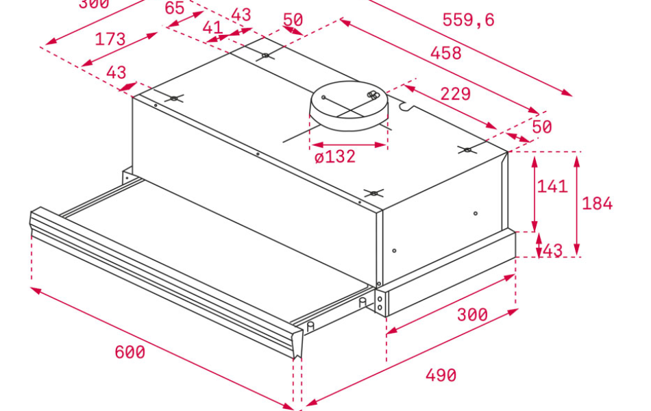 Máy hút mùi TEKA CNL 6415 BK