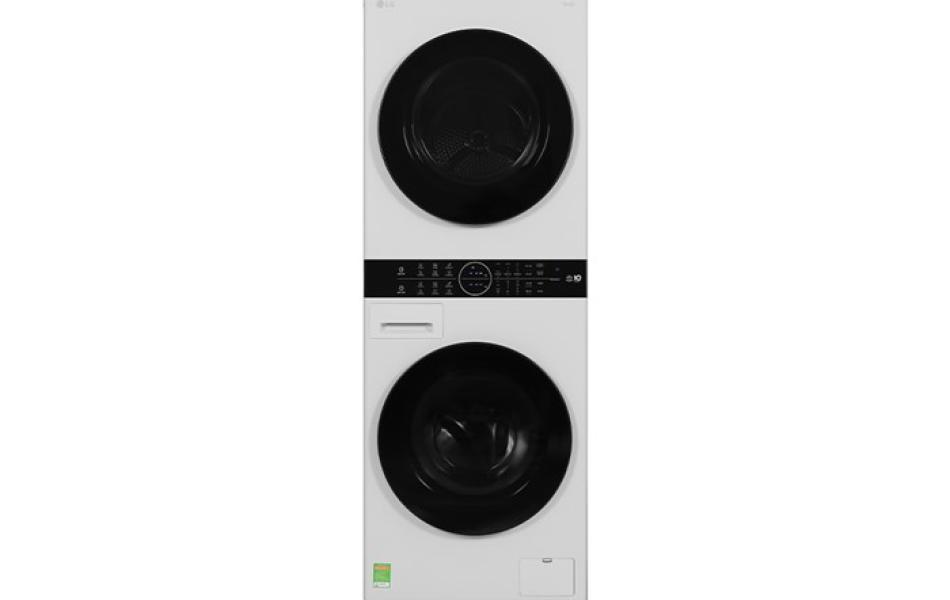 Tháp máy giặt cao cấp LG WashTower Giặt 14Kg + Sấy 10Kg WT1410NHEG