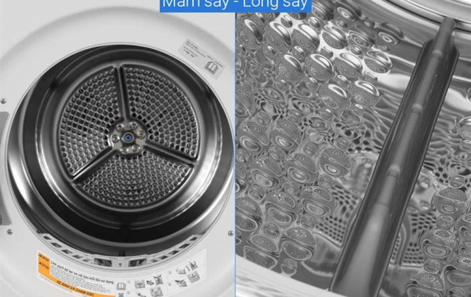 Tháp máy giặt cao cấp LG WashTower Giặt 14Kg + Sấy 10Kg WT1410NHEG