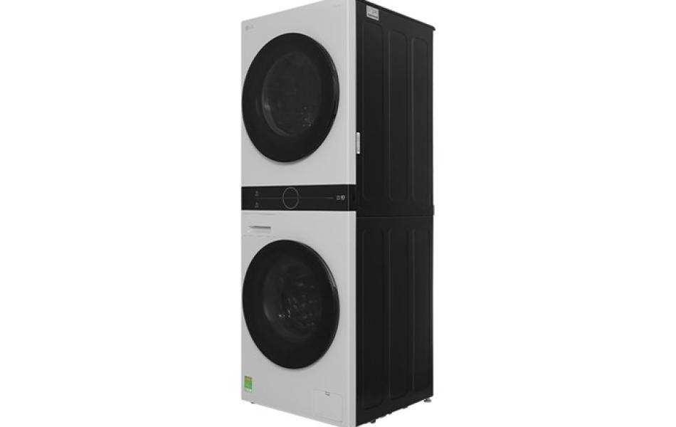 Tháp máy giặt cao cấp LG WashTower Giặt 14Kg + Sấy 10Kg WT1410NHEG