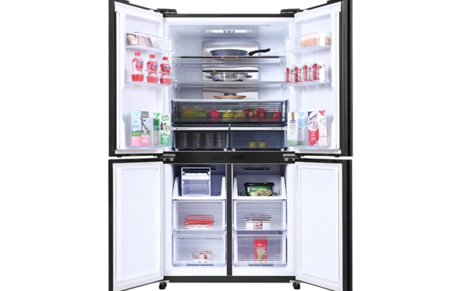Tủ lạnh Sharp Inverter 525 lít Multi Door SJ-FXP600VG-BK