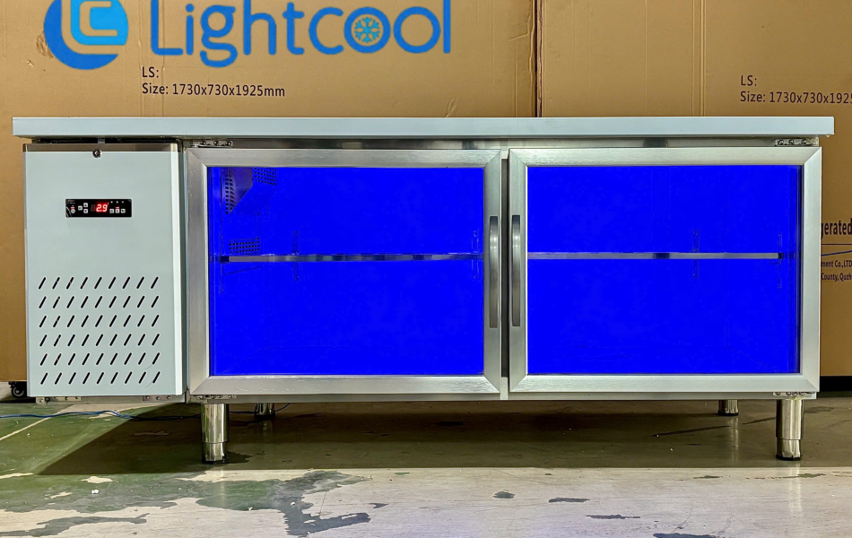 Tủ bàn Mát Cửa Kính Lightcool 1M5 BL-1500 294L