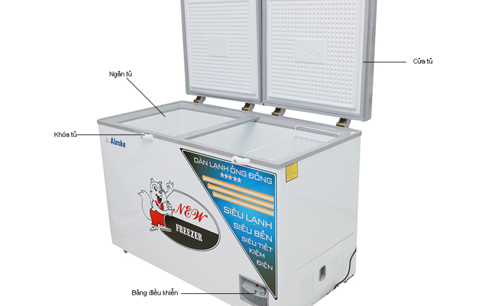 Tủ đông Alaska 419 lít HB-550C