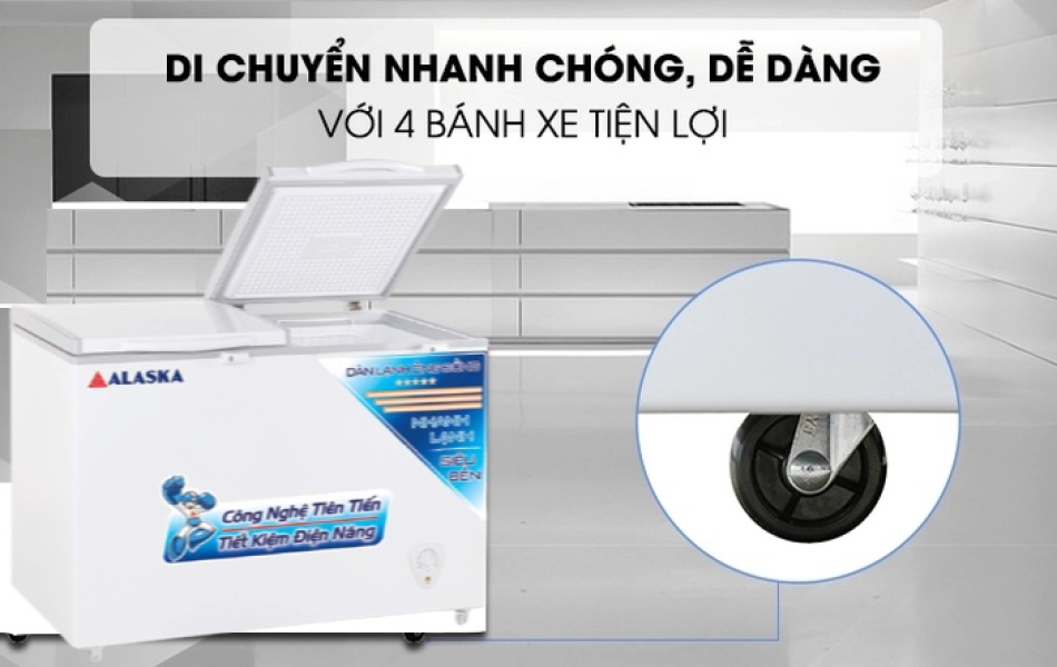 Tủ đông Alaska 419 lít HB-550C