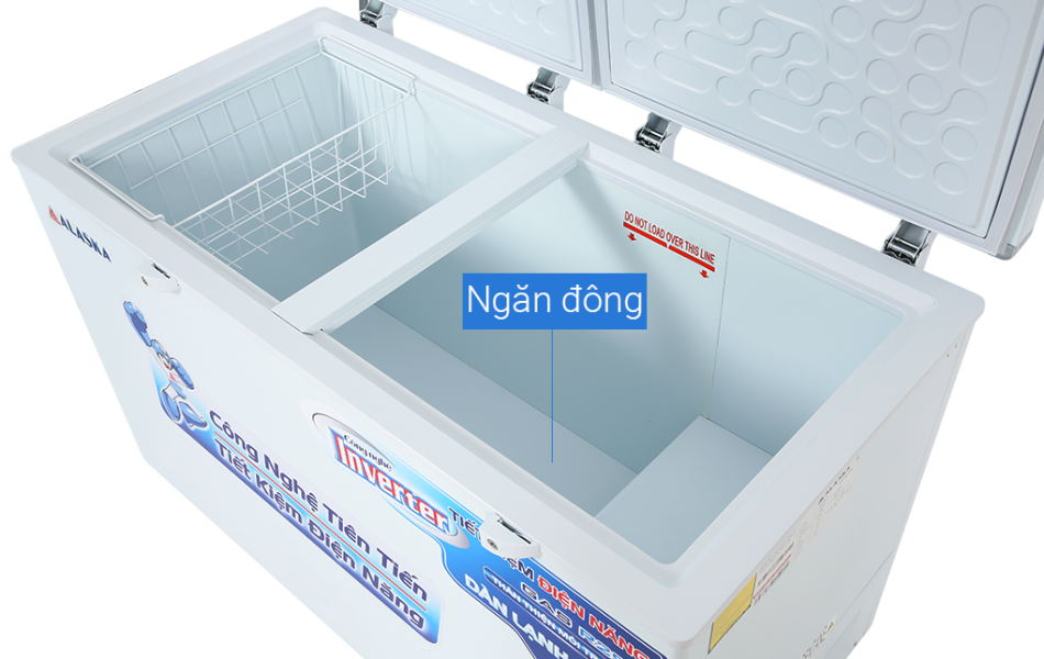 Tủ đông Alaska Inverter 419 lít HB-550CI