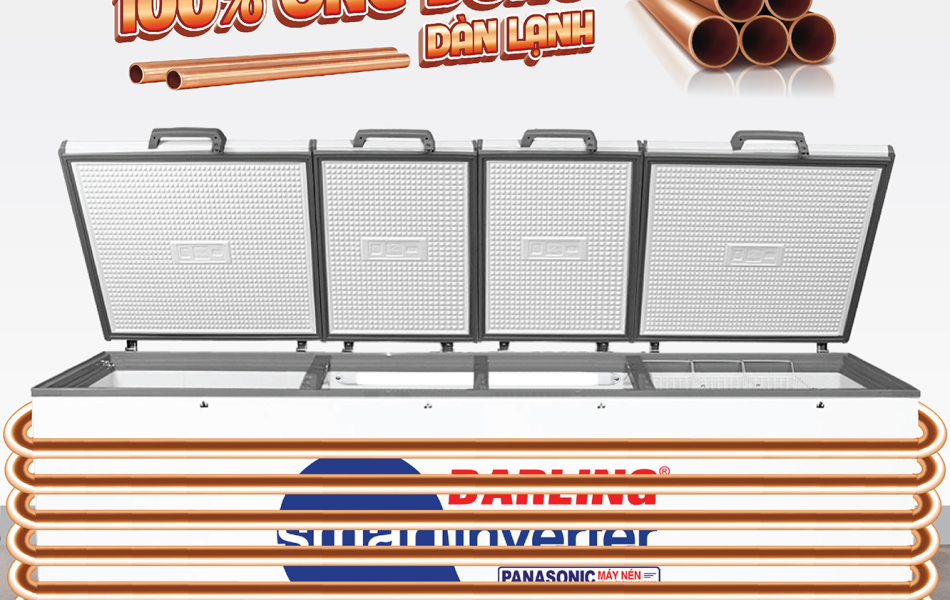 Tủ đông Darling DMF-1979ASI 2500 lít