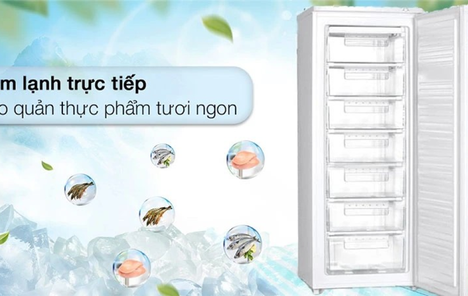 Tủ đông đứng Sanden SFH-0870 245L