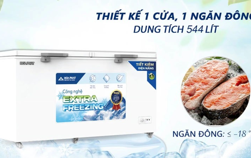 Tủ đông Hòa Phát 544 lít HPF AD6544