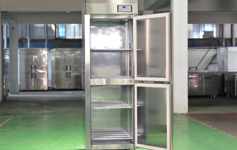 Tủ đông Inox công nghiệp Happys HWI-25CF (500L, 2 cánh, có quạt)