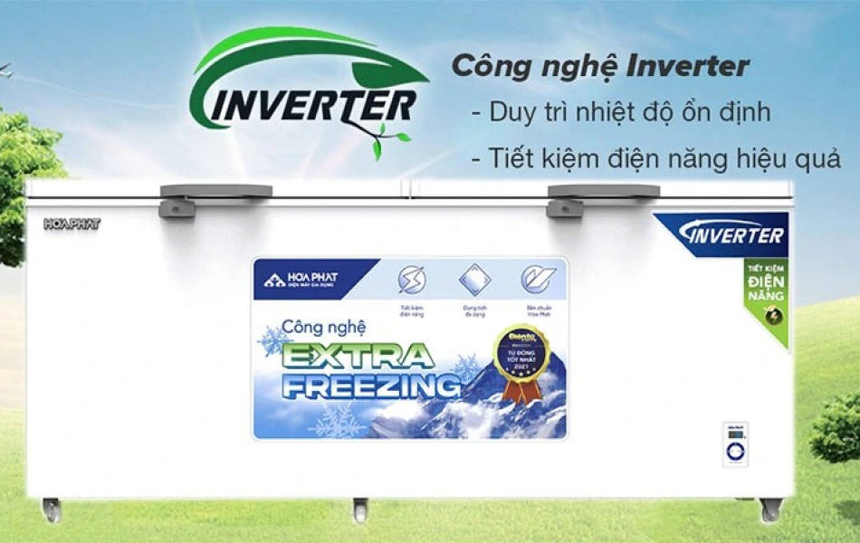 Tủ đông Inverter Hòa Phát 544 lít HPF AD8544