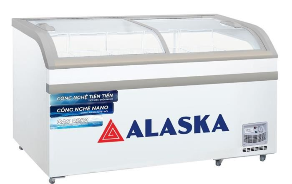 Tủ đông kính cong Alaska 395 lít KC-395