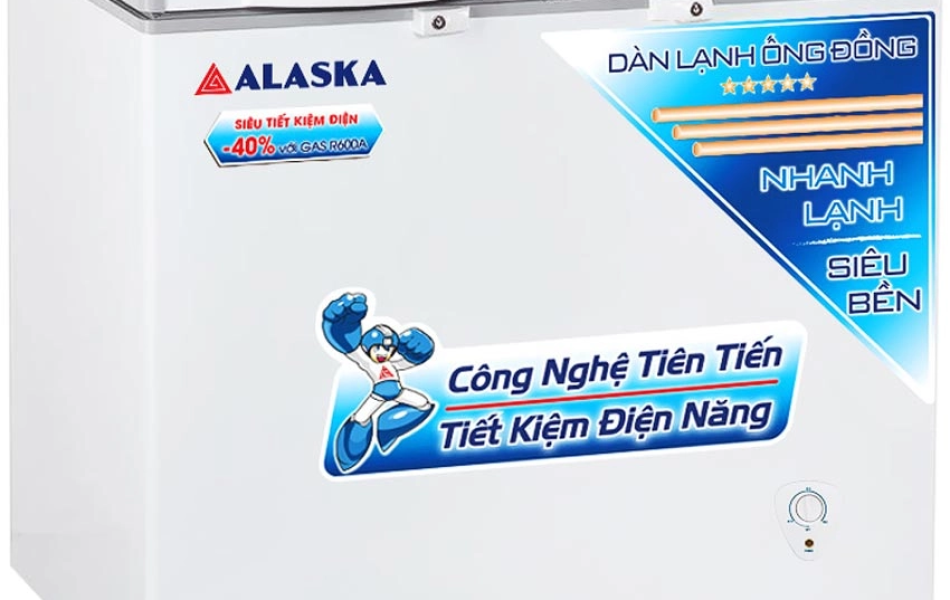 Tủ đông mát Alaska 205 lít BCD-3068C