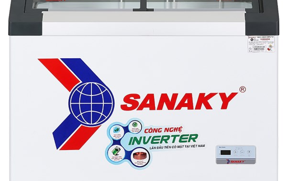 Tủ Đông Mặt Kính Cong Sanaky 280lít VH-3899K3B