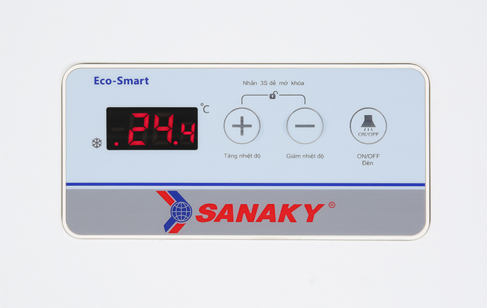 Tủ Đông Mặt Kính Cong Sanaky 280lít VH-3899K3B