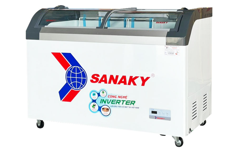 Tủ Đông Mặt Kính Cong Sanaky 350lít VH-4899K3B