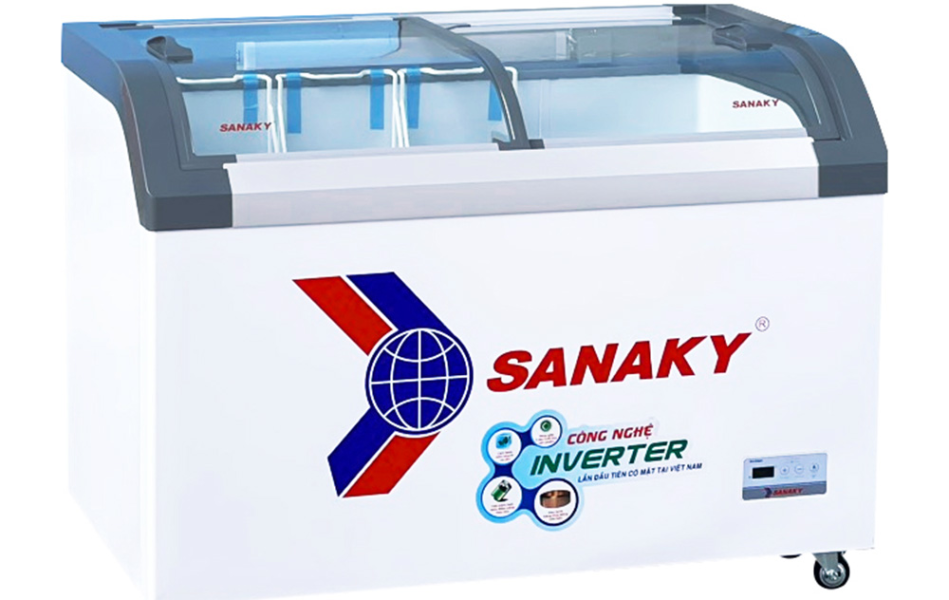 Tủ Đông Mặt Kính Cong Sanaky 350lít VH-4899K3B