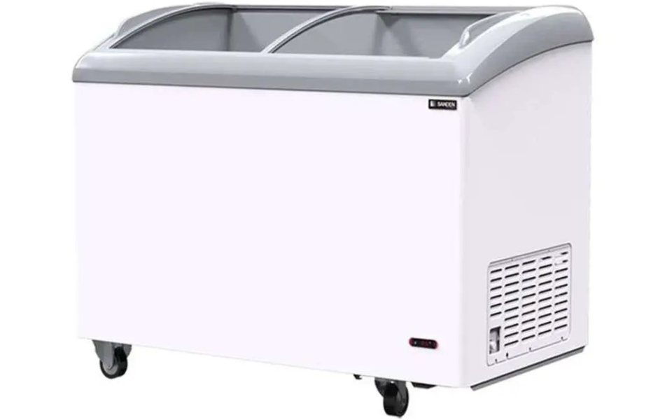 Tủ đông mặt kính cong Sanden SNC-0355 327L