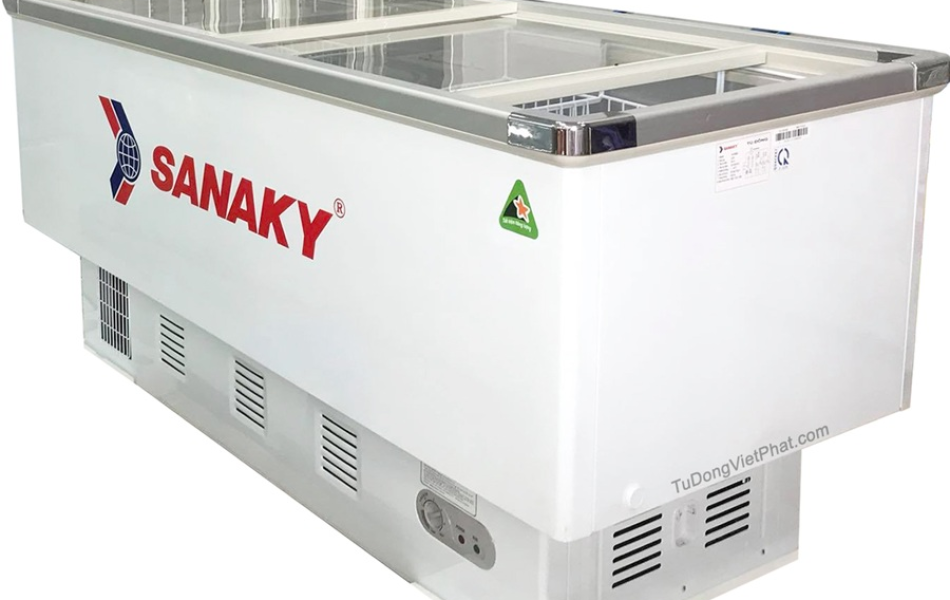 Tủ Đông Mặt Kính Phẳng Sanaky 565lít VH-999K