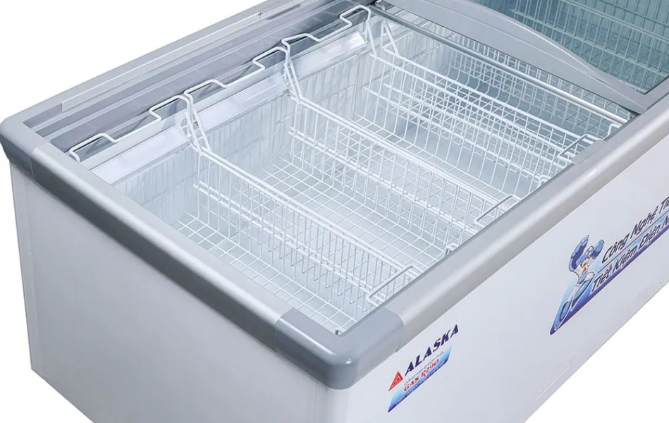 Tủ đông nằm kính cong Alaska 532 lít KN-400