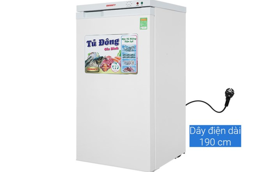 Tủ đông Sanaky 118 lít VH160VD 