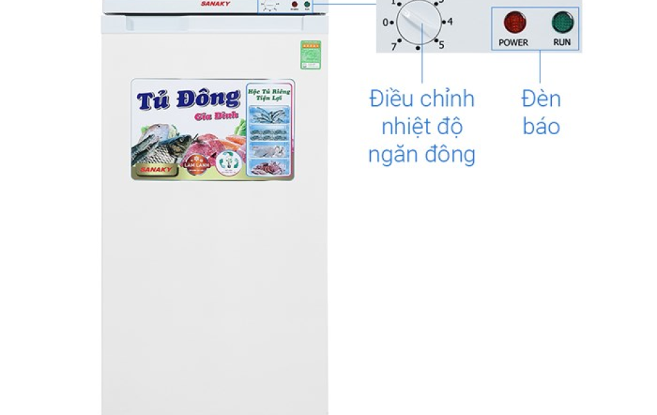 Tủ đông Sanaky 118 lít VH160VD 