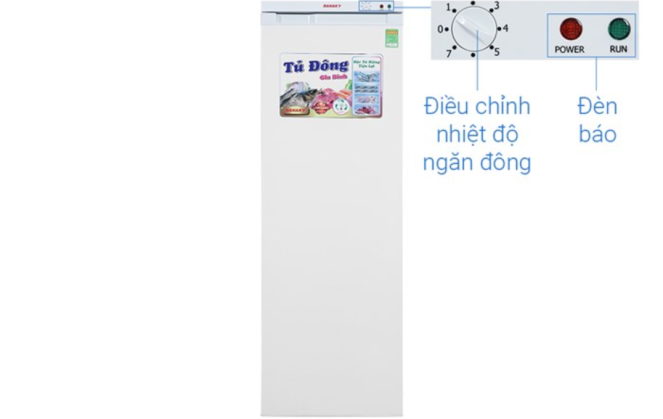 Tủ đông Sanaky 213 lít VH230VD 